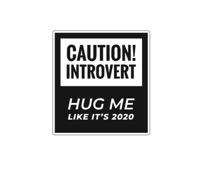 Hug me like its 2020 límmiði