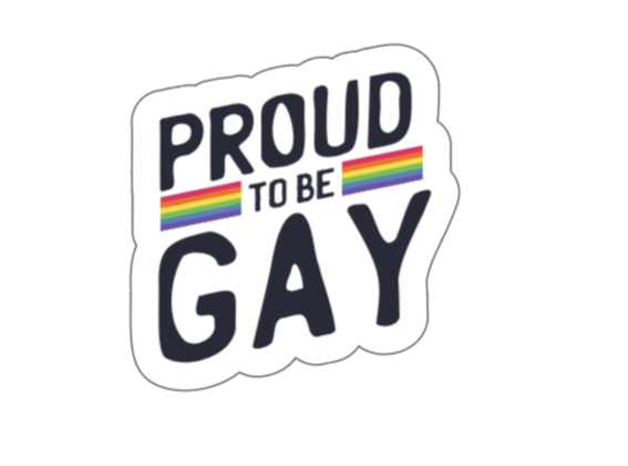 Proud to be gay límmiði