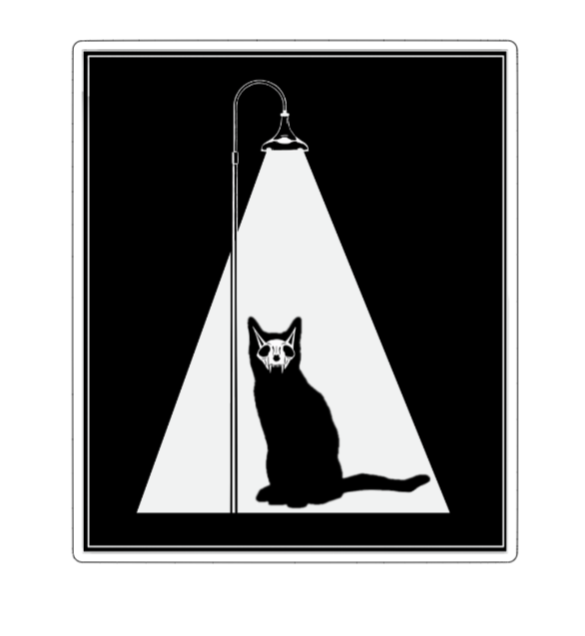 Lightpost Cat