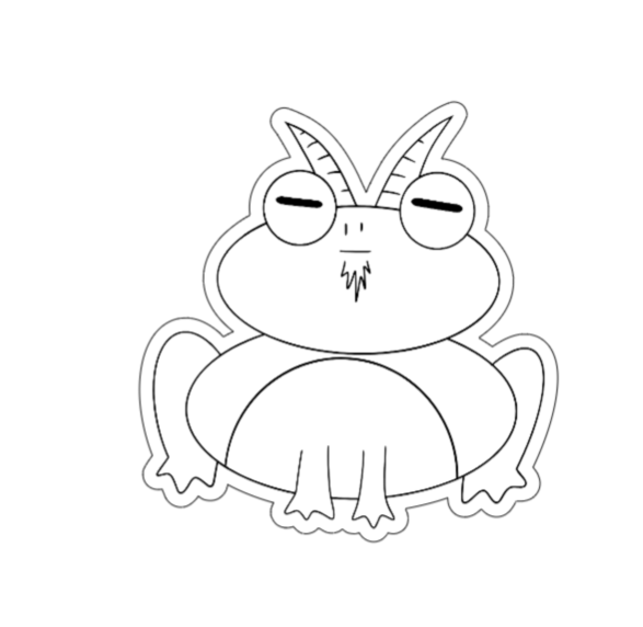 Frogiac Steingeit límmiði