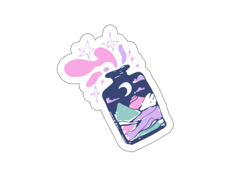 Mountains in a bottle