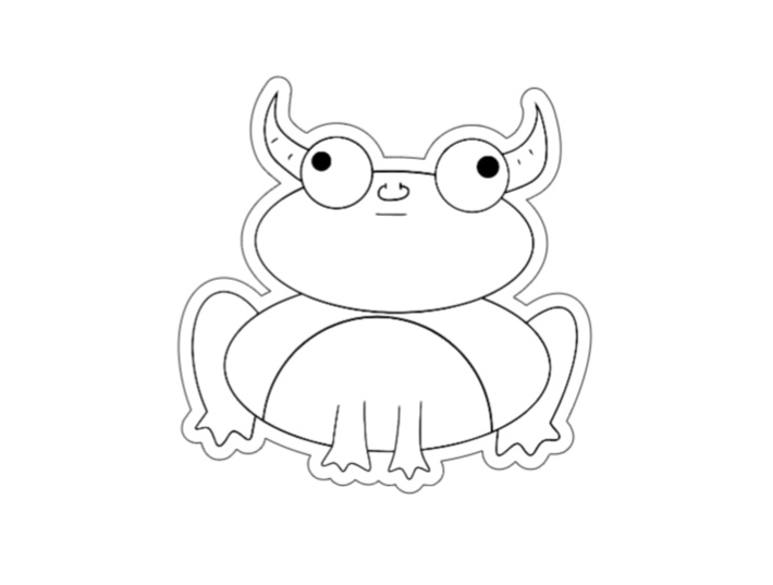 Frogiac Naut límmiði