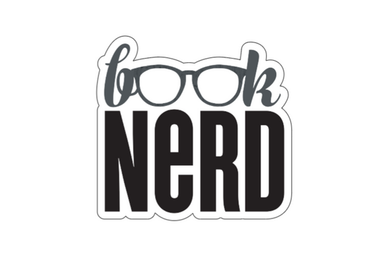 Book Nerd límmiði
