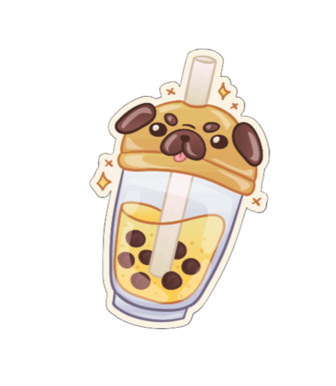 Boba Dog límmiði