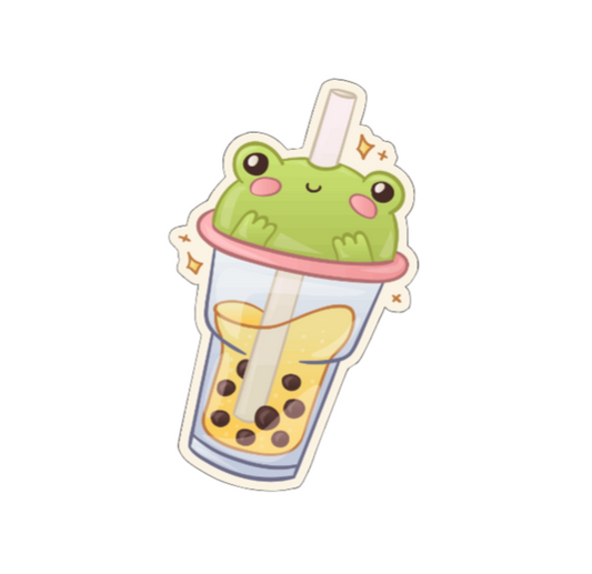 Boba Frog límmiði
