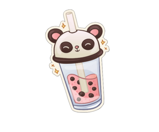 Boba Panda límmiði