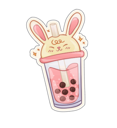 Boba Bunny límmiði
