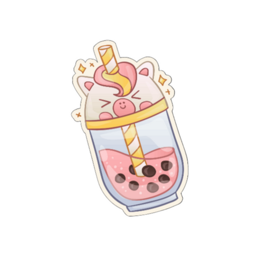 Boba Unicorn límmiði