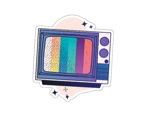 Retro TV límmiði