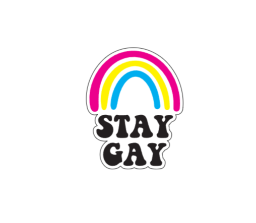 Stay Gay límmiði