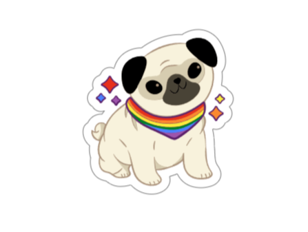 Proud pug