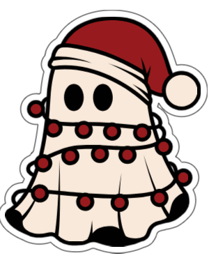 Christmas light ghost