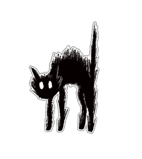 Sketchy Catticus límmiði